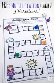 easy low prep printable multiplication games free fun math multiplication free math low prep printable multiplication games