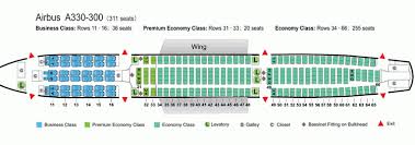 Air China Airlines Airbus A330 300 311 Seats Aircraft