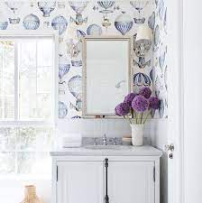 Faux wood blinds can lend an upscale, modern look or a. 28 Bathroom Wallpaper Ideas That Will Inspire You To Be Bold Wallpaper For Bathrooms