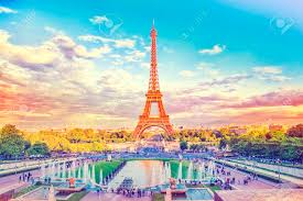 The eiffel tower is the tallest and most known structure in paris, france. Eiffel Tower And Fountain At Jardins Du Trocadero Paris France Stock Photo Picture And Royalty Free Image Image 87247653