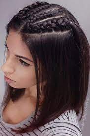 33 Trendy Hairstyles For Medium Length Hair You Will Love Medium Length Hair Styles Braids For Short Hair Hair Lengths