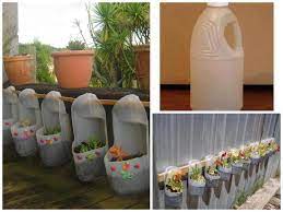 You can use an small plastic bottle as an irrigation tube for your plants. Diy Make Plastic Bottle Planters