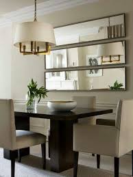 Dining rooms don't have to be stuffy. Big Blank Wall Design Solutions House Mix Dining Room Small Mirror Dining Room Dining Room Wall Decor