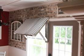 I have been wanting something unique for his. Corrugated Metal Awning Diy Two Paws Farmhouse