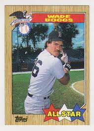 Wade boggs rookie cards boggs was one of the most popular players in collecting during the 1980s. Sold Price Error 1987 Topps Wade Boggs Wrong Back Error Card September 6 0119 10 00 Am Cdt