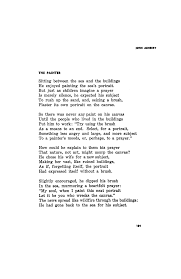 The Painter By John Ashbery Poetry Magazine Critical Essay Essay Questions Essay