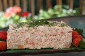 Place salmon meat in a small bowl. Salmon Mousse With Sour Cream Dill Sauce Recipe The Recipe Website