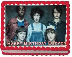 Stranger things • season 1 soundtrack. Stranger Things Birthday Party Edible Cake Topper Image Frosting Icing Sheet Cake Toppers Home Garden