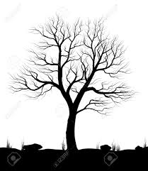 Black And White Background Sky Clipart Landscape With Old Tree And Grass Over White Background Black Tree Sketches Aspen Trees Tattoo Tree Painting