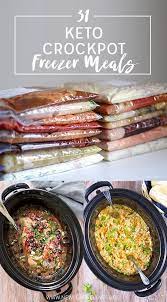 31 Keto Crockpot Freezer Meals Free Printable Recipes Grocery List Included Keto Crockpot Recipes Keto Recipes Easy Ketogenic Recipes