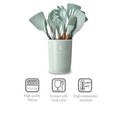 Maybe you would like to learn more about one of these? Comcreate Silicone Cooking Kitchen 11pcs Wooden Utensils Tool For Nonstick Cookware Cooking Utensils Set With Bamboo Wood Handles For Nonstick Cookware Non Toxic Turner Tongs Spatula Spoon Set Price In Uae Amazon Uae
