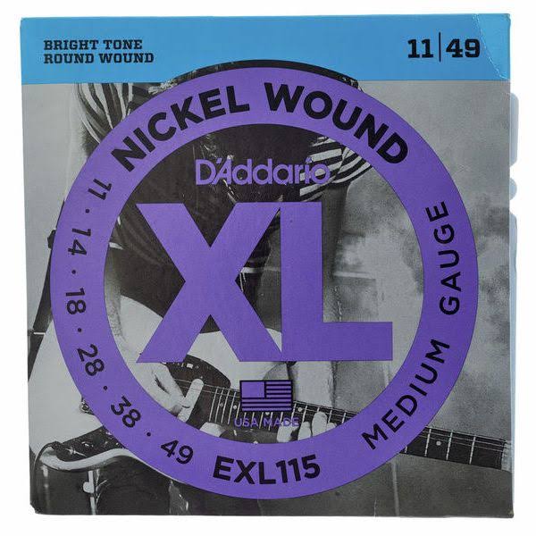 DAddario EXL115 Nickel Wound 11-50 Medium Electric Guitar product image