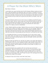 A Prayer For The Mom Who S Worn Mom Prayers Prayers Mommy Inspiration