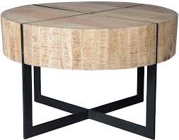 At 16 inches, it is the perfect stature for a coffee table. Indian Hub Reclaimed Wood And Metal Round Coffee Table Cfs Furniture Uk