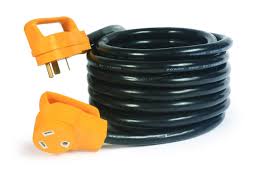 Conveniently connect your electrical vehicle (like an electric rv) to a distant power outlet with the camco 50 amp extension cord with powergrip handles. Camco 55195 Rv 30 50 Amp Male And 50 Amp Female Powergrip Extension Cord Walmart Com Walmart Com