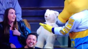 Well during this particular mascot game, the denver nuggets mascot, rocky, decided he'd had enough of being a punchline and he laid out a kid. Rocky The Nuggets Mascot Tried To Cheat On His Wife On Valentine S Day Sbnation Com