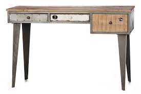 Antiker vintage schreibtisch mit patina 1 schublade und ablagefachern modell 23 78×91 5×45 preiswerter retro schreibtisch in weiss und holzoptik atina. Massivholz Schreibtisch Retro Materialmix Moebeldeal Com Versandkostenfreie Mobel Online Bestellen