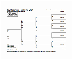 7 Generation Family Tree Template Elegant Printable Family