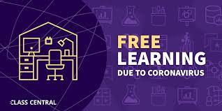 Student using computer laptop for training online course and writing lecture note in notebook. Free Online Learning Due To Coronavirus Class Central