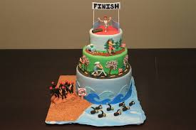triathlon cake
