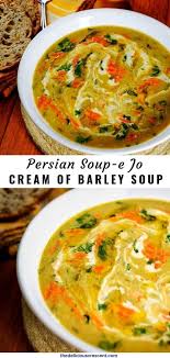 Persian Cream Of Barley Soup Is A Delicious Warm Bowl Of Comfort Food So Easy Healthy Flavorful And Vegetarian It Has Carr In 2020 Barley Soup Food Healthy Recipes