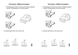 Un blog ce cuprinde planse de colorat si fise. Fisa De Lucru Mijloace Transport