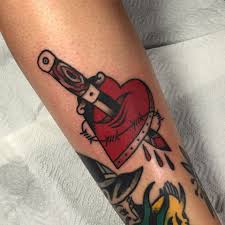 Check spelling or type a new query. Stabbed Heart And Barbed Wire Tattoo Tattoogrid Net