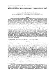 Pdf Business Process Reengineering Pada Kejaksaan Negeri Batu