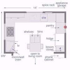 Kitchen Before And After An Affordable Modern Makeover Opens Up A Cramped Dated Space Floor Plans New Kitchen Designs Kitchen Floor Plans