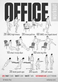 Heartathome8219 Office Exercise Workout At Work Office Workout Routine