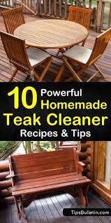 10 Powerful Homemade Teak Cleaner Recipes And Tips Teak Pinterest