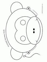 Gorilla coloring pages for kids. Printable Animal Masks Monkey Mask Woo Jr Kids Activities