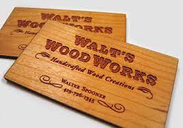 Our wood business cards are available in four different species; Unconventional Wooden Business Cards The World Of A Graphic Designer