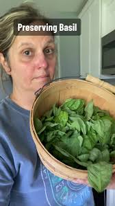 Preserving Fresh Basil