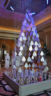 Mandy Dewey Seasons Hotel Doha S Tree Is Shimmering In Silver This Year Unusual Christmas Trees Office Christmas Decorations Diy Christmas Decorations Easy