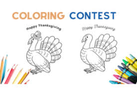 The coloring page will also be available at the bud werner children's library, lyon's drug, or the oak lyon's drug is generously providing prizes for the coloring contest. Annual Turkey Coloring Contest Preferred Rate Mount Juliet