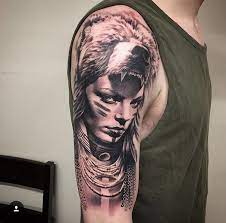 Maybe you would like to learn more about one of these? Pin By Josi S On Black And Grey Tattoos Headdress Tattoo Bear Tattoos Indian Tattoo