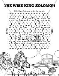 This coloring page is perfect for sunday school, homeschoolers, and detailed enough for you will receive a 8.5x11 high quality printable jpg image without the watermarks. The Wisdom Of Solomon Sunday School Coloring Pages Sunday School Coloring Pages