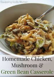 Chicken Mushroom And Green Bean Casserole Recipe Greenbean Casserole Recipe Green Bean Casserole Casserole Recipes