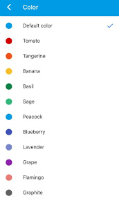 The Way Google Calendars Titles The Colors For A Reminder Google Calendar Color Reminder