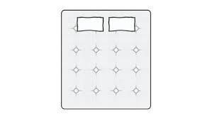 A king size mattress will measure 76 by 80 inches. Mattress Size Guide Ikea