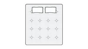 A king size mattress will measure 76 by 80 inches. Mattress Size Guide Ikea