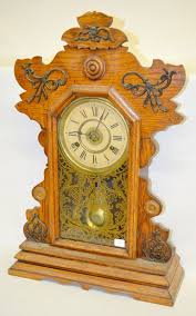 Antique Oak New Haven Brazilian Line Vintage Wall Clock Wall Clock Vintage Style Large Vintage Wall Clocks