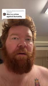Replying to @whateverworks5678 just a perfectly safe and normal day of a  ginger shaving will say it’s just in time to make you scream for Halloween