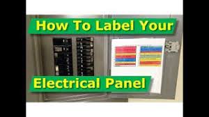 Electrical panel labels wire tags electrical label maker How To Map Out Label Your Electrical Panel Fuse Panel Diagram Youtube