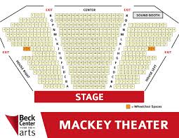 Seating Charts Beck Center For The Arts