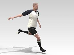 Footballer Rigged Max 3d Model For Me Soccer Model France Players