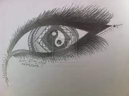 This will be the tear duct. Ying Yang Fantasy Eye By Lovely Lonley Night On Deviantart Cool Eye Drawings Eye Art Reflection Pictures