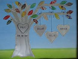 The traditional 10th wedding anniversary gift is tin or aluminum. Amazon Com 10 Year Ten Year Anniversary Gift Tin Year Wedding Gift Aluminum Leaves Gift Hearts Family Tree Personalized Dates And Names Stamped Three Children Handmade