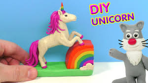 что можно сделать из лёгкого пластилина на новый год Edinorog Lepim Iz Plastilina Diy Unicorn Youtube